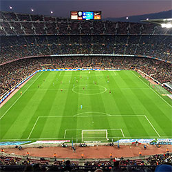 Barcelona at the Nou Camp