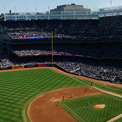 New York Yankees at Yankee stadium